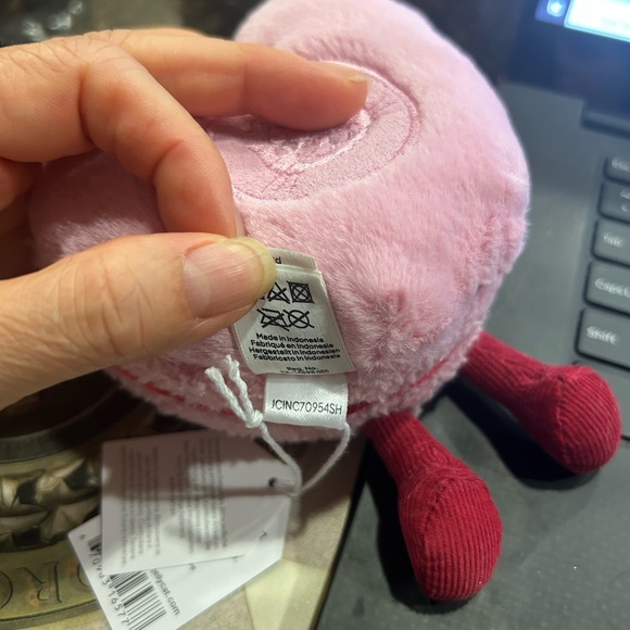 Amuseables Colette Heart Macaron Jellycat- Authentic - Brand New - Picture 5 of 7